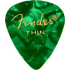 Fender Plektrapussi 351 Thin, Green Moto 