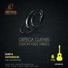 Ortega Guitarlele kitaran kielisarja GLNY- 