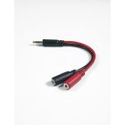 Befaco Y-Splitter Cable 10cm red/black 