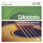 D'addario Phosphor Bronze 014-059 Acoustic Gu 